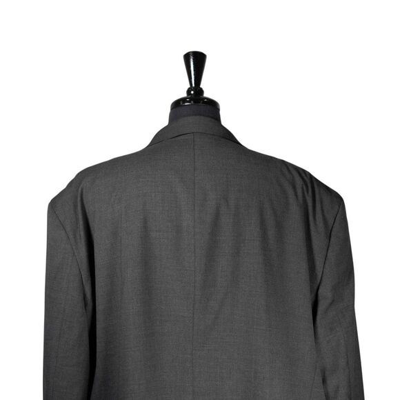 Stafford Mens 56R Gray Hopsack Blazer Sport Coat Jacket Big & Tall Stretch NWT - Picture 10 of 12